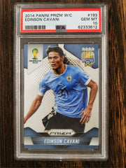 2014 Panini Prizm World Cup 193 Edinson Cavani PSA 10 GEM MINT