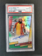 Ryan Babel 2019 Topps Finest UCL Auto Green Refractor [99] PSA 10 GEM MT