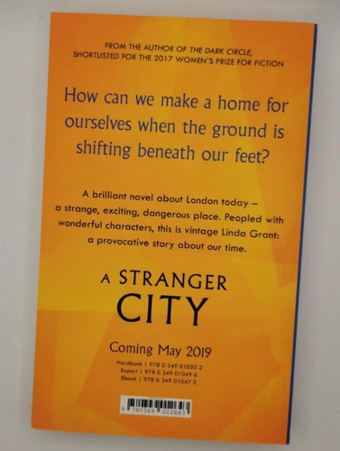 A Stranger City by Linda Grant LIMITED EDITION PROOF PAPERBACK