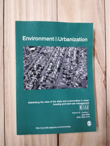 Environment and Urbanization VOL 32 Number 1 April 2020