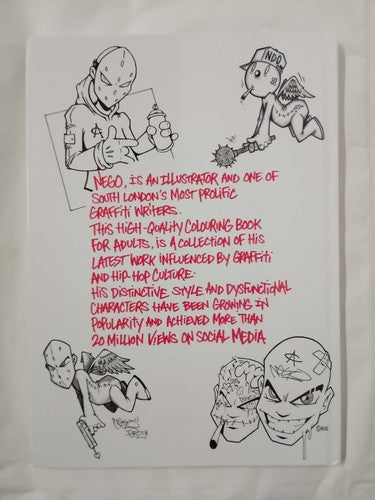 The F*#@ing Coluring Book 2025 Signed by NEGO