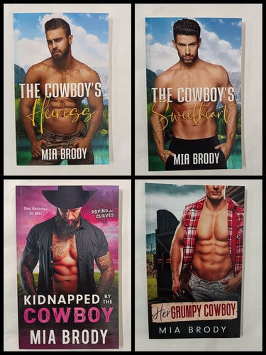 4 Mia Brody Cowboy Books: The Cowboy's Heiress, The Cowboy's Sweetheart & more!