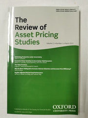 The Review of Asset Pricing Studies | Vol 11 | No. 1 | Mar 21 | ISSN 2045-9920