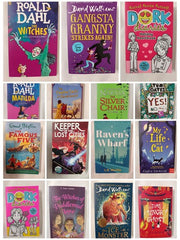 15 Books for Girls, Chapter Books Bundle Age 8+, Random Selection, Mixed Authors