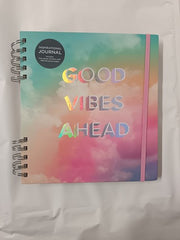 Good Vibes Ahead Inspirational Journal - 288 Pages, Spiral Bound