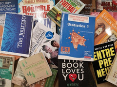 JOBLOT/WHOLESALE New BOX of 30 Non Fiction BOOKS - Textbooks, Business, History