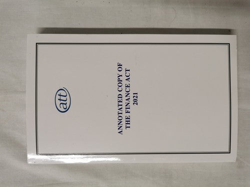 Annotated Copy of the Finance Act 2021 [Paperback]