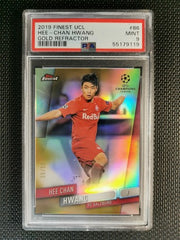 Hwang Hee-Chan Topps Finest UCL 2019 Gold Refractor PSA 9 [50]