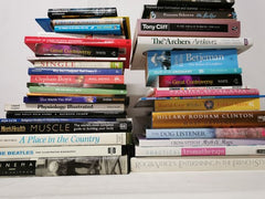 JOBLOT/WHOLESALE New BOX of 40 Non Fiction BOOKS - Biography, History, Self-Help