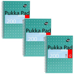 Pukka Pad, A5 Metallic Jotta Book 3-Pack for Home, School, and Office â 15 x 21c