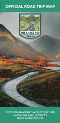 The Lakes 100 Road Trip Map by Peter Lewthwaite - used book at Perkology Books