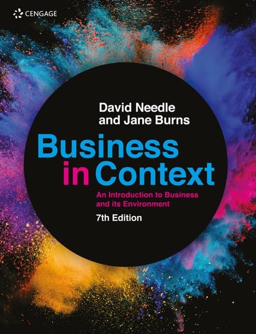 Business in Context: An Introduction to Business and its Environment by David Needle - used book at Perkology Books