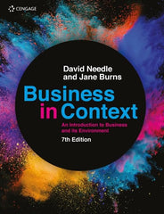 Business in Context: An Introduction to Business and its Environment by David Needle - used book at Perkology Books