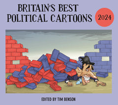 Britain's Best Political Cartoons 2024 by Tim Benson - used book at Perkology Books