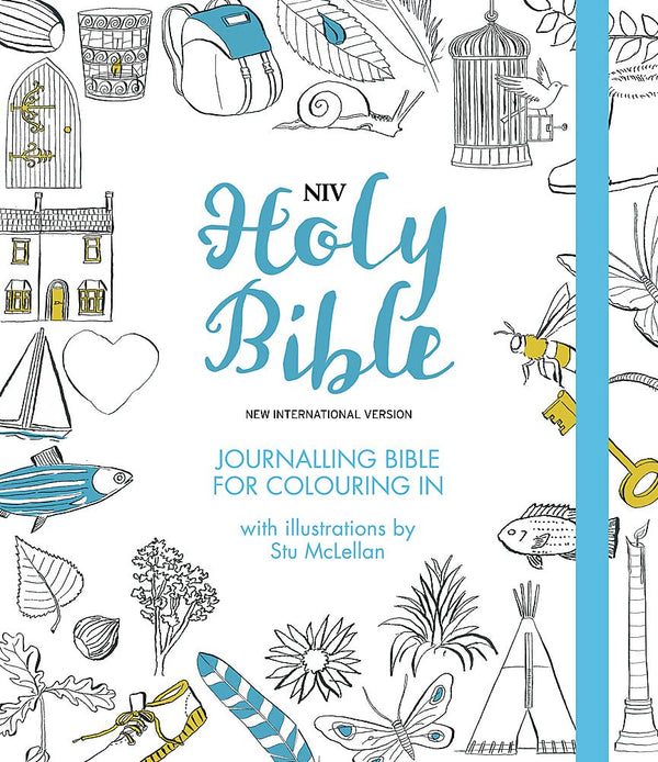 NIV Journalling Bible for Colouring In: With unlined margins and illustrations by New International Version - used book at Perkology Books