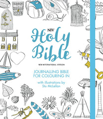 NIV Journalling Bible for Colouring In: With unlined margins and illustrations by New International Version - used book at Perkology Books