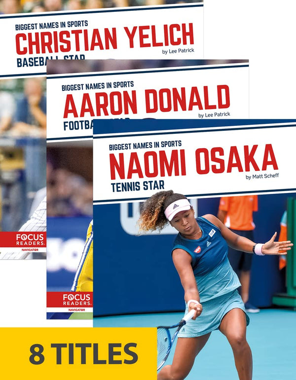 Biggest Names in Sports Set 5 (Set of 8) (Biggest Names in Sports, 5) North Star - used book at Perkology Books