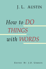How to Do Things with Words by J L Austin - used book at Perkology Books