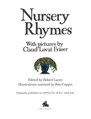 Nursery Rhymes With Pictures by Claud Lovat Fraser by Robert Lacey - used book at Perkology Books
