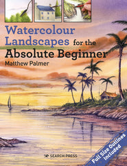 Watercolour Landscapes for the Absolute Beginner (Absolute Beginner Art) by Matthew Palmer - used book at Perkology Books