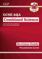 GCSE Combined Science AQA Revision Guide - Foundation includes Online Edition by CGP Books - used book at Perkology Books