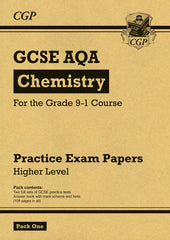 GCSE Chemistry AQA Practice Papers: Higher Pack 1: for the 2024 and 2025 exams by CGP Books - used book at Perkology Books