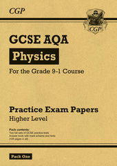 GCSE Physics AQA Practice Papers: Higher Pack 1: for the 2024 and 2025 exams by CGP Books - used book at Perkology Books