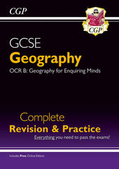 GCSE Geography OCR B Complete Revision & Practice includes Online Edition by CGP Books - used book at Perkology Books