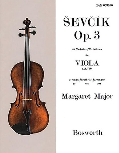 40 Variations Op.3: Arranged by Margaret Major by Otakar Sevcik - used book at Perkology Books