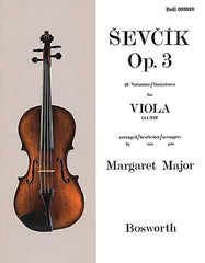 40 Variations Op.3: Arranged by Margaret Major by Otakar Sevcik - used book at Perkology Books