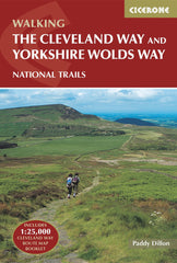The Cleveland Way and the Yorkshire Wolds Way: Includes OS 1:25K Map Booklet by Paddy Dillon - used book at Perkology Books