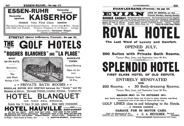 Bradshaw's Continental Railway Guide, 1913 by George Bradshaw - used book at Perkology Books