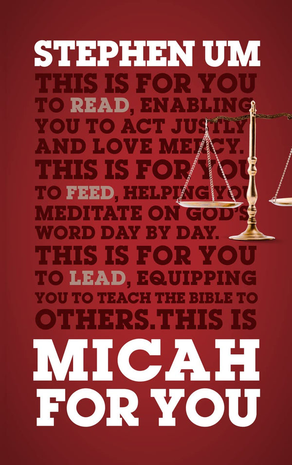 Micah For You by Stephen Um - used book at Perkology Books