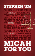 Micah For You by Stephen Um - used book at Perkology Books