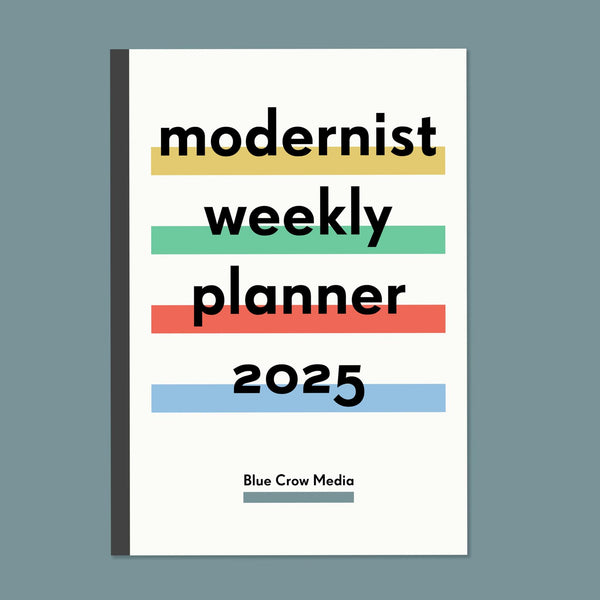 Modernist Weekly Planner 2025 by Derek Lamberton - used book at Perkology Books