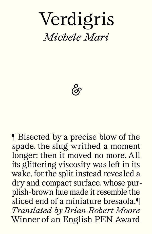 Verdigris by Michele Mari - used book at Perkology Books