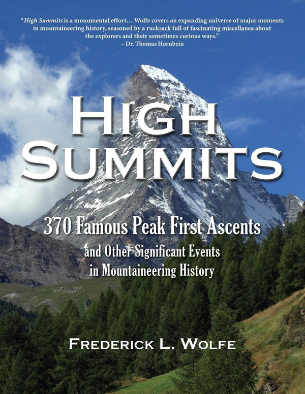 High Summits by Frederick L. Wolfe - used book at Perkology Books