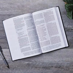 NKJV Personal Size Large Print Bible with 43,000 Cross References, Black Hardcov