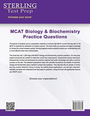 Sterling Test Prep MCAT Biology & Biochemistry Practice Questions: High Yield