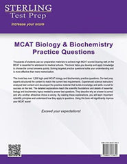 Sterling Test Prep MCAT Biology & Biochemistry Practice Questions: High Yield
