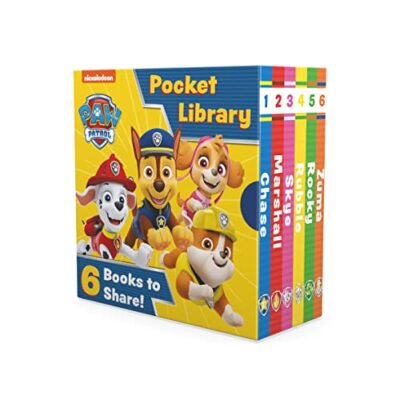 Paw Patrol Pocket Library: Six illustrated story mini board books for children
