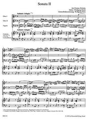 6 Sonaten fistan r 2 Oboen oder violin und Oboe, Fagott (Violoncello) und Basso