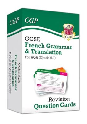 GCSE AQA French: Grammar & Translation Revision Question Cads (Fexams in 2025)