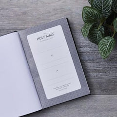 NKJV Personal Size Large Print Bible with 43,000 Cross References, Black Hardcov