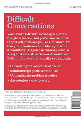 Difficult Conversations (HBR 20-Minute Manager Series): Craft a Clear Message