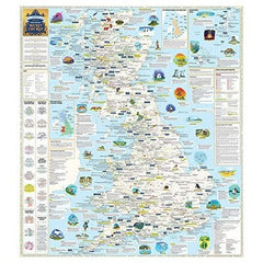 Great British Bucket List Map | Culture & Heritage | Marvellous Maps | Adventure