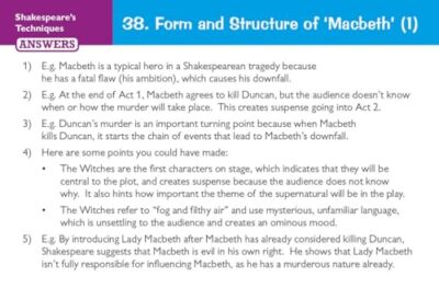 GCSE English Shakespeare - Macbeth Revision Question Cards: for the 2025 & 2026
