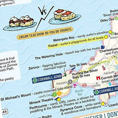 Great British Bucket List Map | Culture & Heritage | Marvellous Maps | Adventure