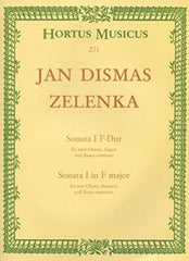 Jan Dismas Zelenka-Sonata I fÃ¼r zwei Oboen, Fagott und BC F-Dur-2 Oboes, Bassoon