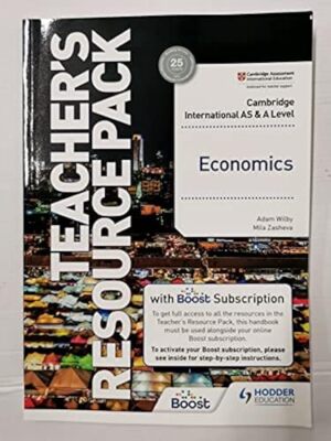 Cambridge International AS and A Level Economics Teacher Resource Pack